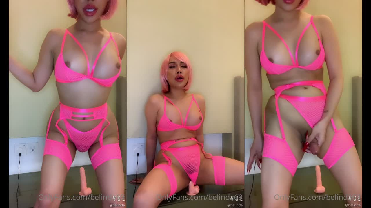 Sexy Belinda @Belinda69 Asian Transgirl Lingerie Teasing Porn Video